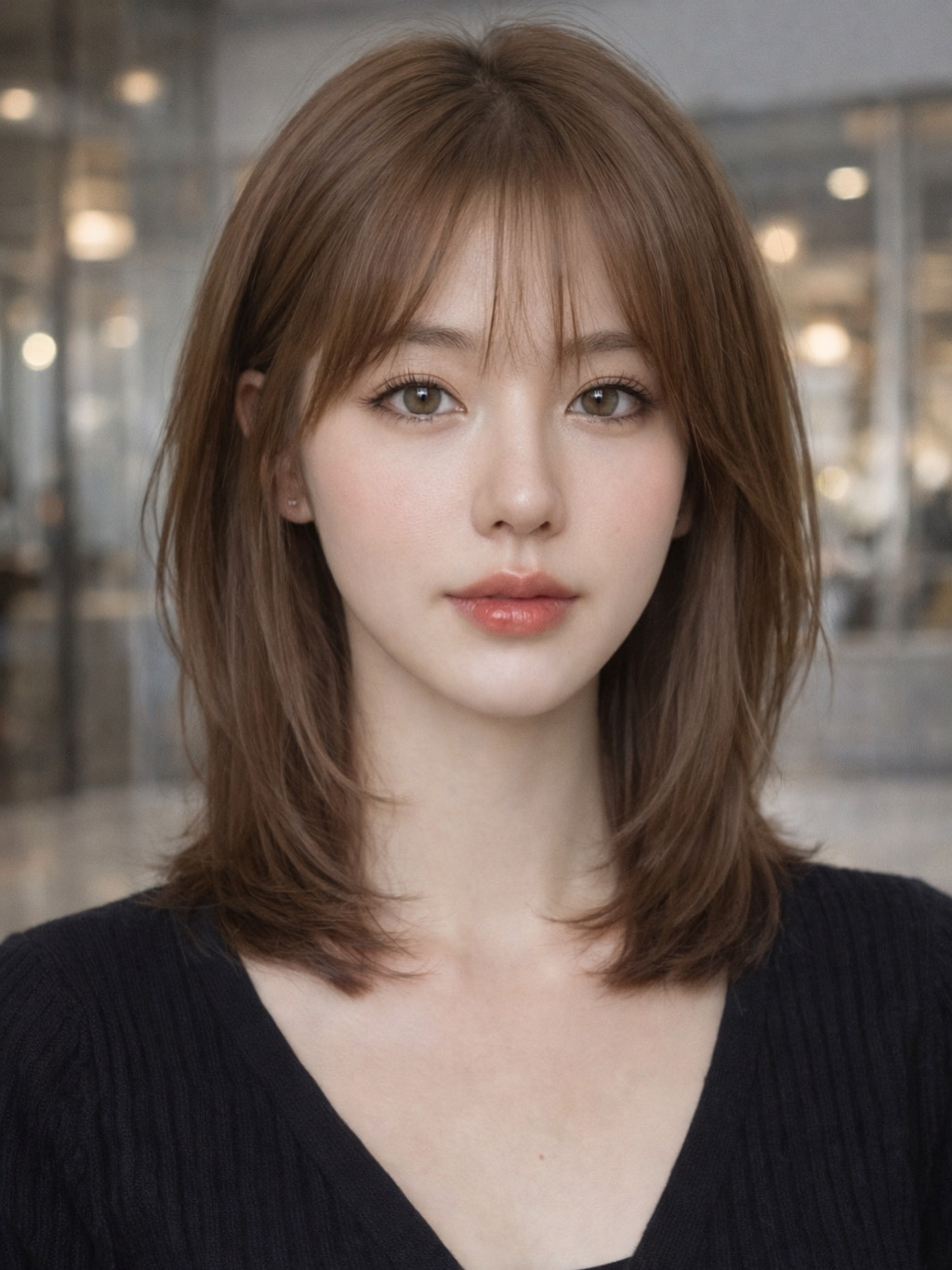 Korean layered haircut