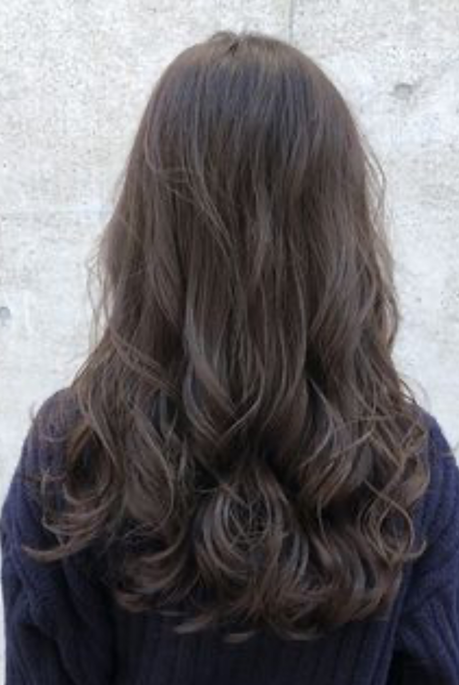 Dark ash brown waves